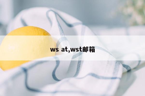 ws at,wst邮箱