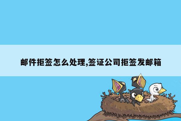 邮件拒签怎么处理,签证公司拒签发邮箱