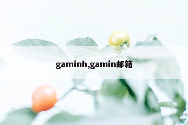 gaminh,gamin邮箱