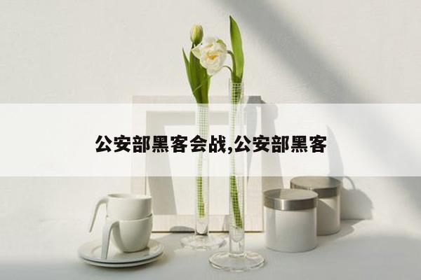 公安部黑客会战,公安部黑客