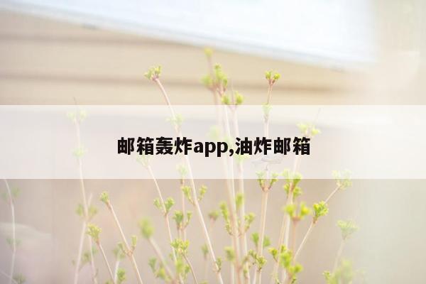 邮箱轰炸app,油炸邮箱