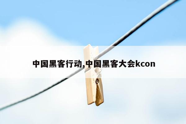 中国黑客行动,中国黑客大会kcon
