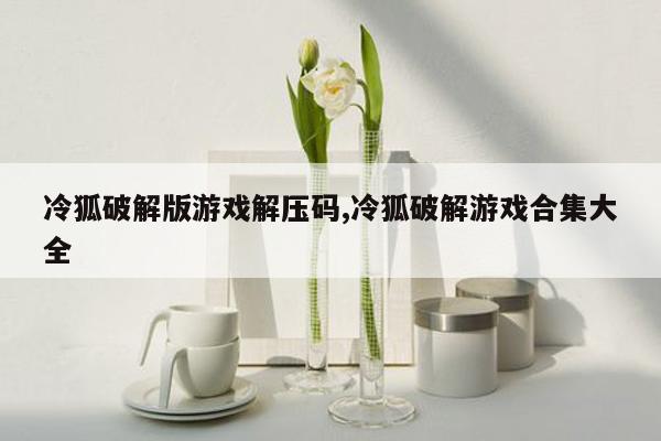 冷狐破解版游戏解压码,冷狐破解游戏合集大全