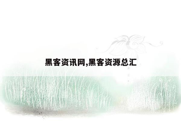 黑客资讯网,黑客资源总汇